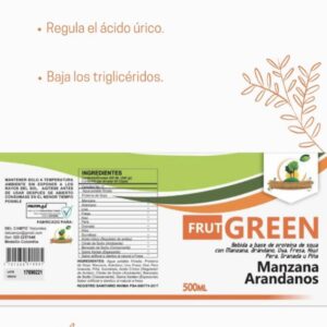 manzana, arandanos