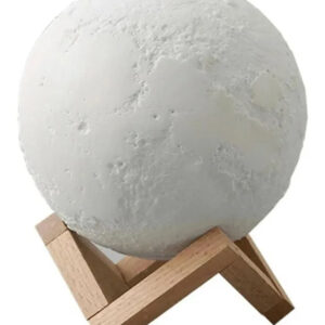 Lampara Estilo Luna 3d Moon Lamp 3 Color