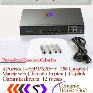 OLT EPON 4 Puertos