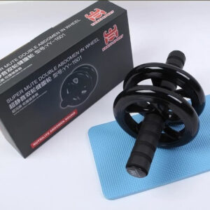 Rueda Abdominal Doble Rodillo + Tapete E