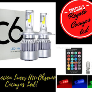 Set x2 Luces H11 Led Luces Bajas Altas