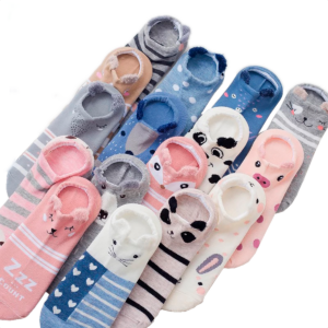 Paquete Medias Tobilleras Orejitas Mujer
