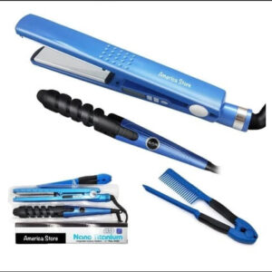 Plancha Nano Titanium En Combo- belleza