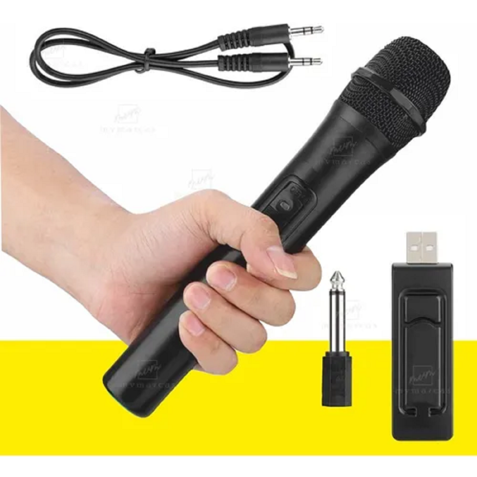 Micrófono Inalámbrico USB + Plug