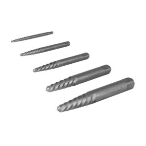 Juego con 5 extractores de tornillos