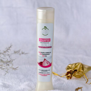 Shampoo con extracto de cebolla