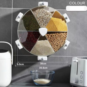 Dispensador Granos Cereal Pared Giratori