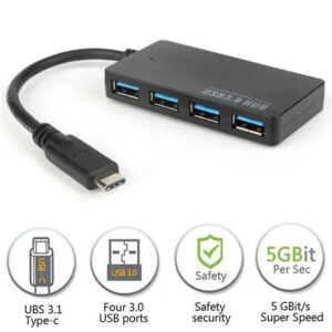 HUB 3.0 TYPO C A USB 4 PUERTOS USB