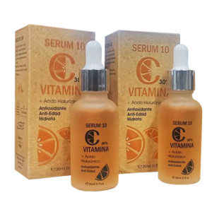 KIT X2: Serum 10 Vitamina C Hialuronico