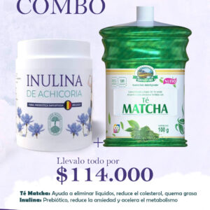 Combo Inulina + Té Matcha