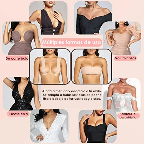 CINTA LEVANTA BUSTO BOOB + CUBREPEZON - Imagen 2