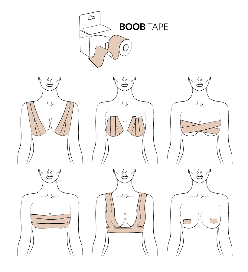 CINTA LEVANTA BUSTO BOOB + CUBREPEZON - Imagen 3