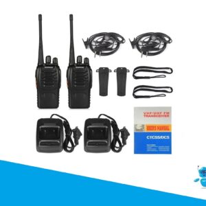 Combo 2 Radios Baofeng Bf-777 20km + Aud