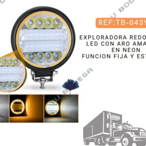 Par de Exploradoras Redondas de 24 leds