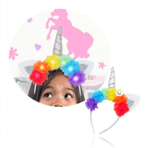 Diadema Unicornio Luz LED OF364