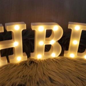 Lamparas de Letras Led "HBD"