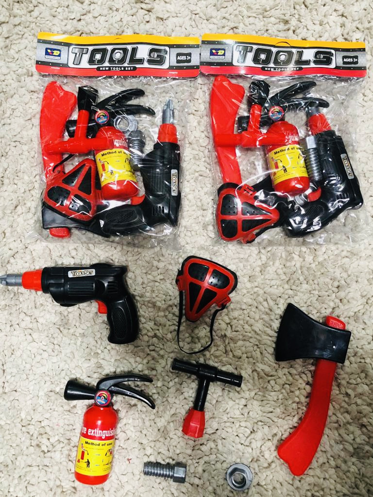 JUEGO SET DE BOMBERO