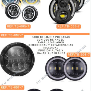 Farolas de Lujo de 7" TB 006