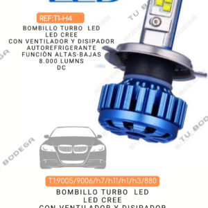 BOMBILLO TURBO LED VARIAS REFERENCIAS