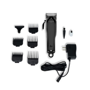 MAQUINA STAINLESS BLACK BARBERIA