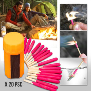 Fósforos Impermeables X20 Camping F01
