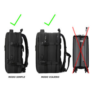 MORRAL VIAJERO EXPANDIBLE