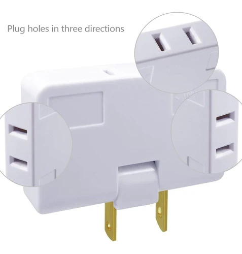 Adaptador Extensor Toma Corriente 3 Puer