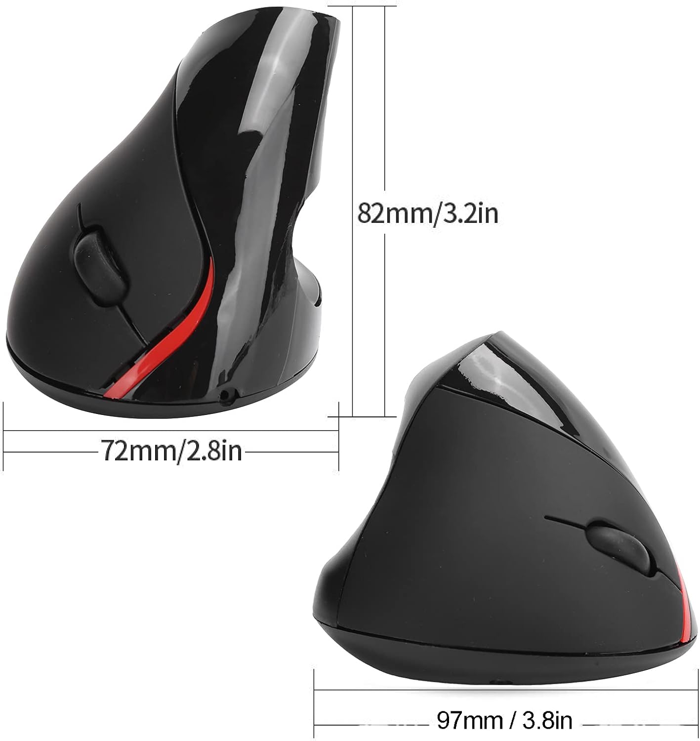 Mouse inalambrico vertical - Imagen 2