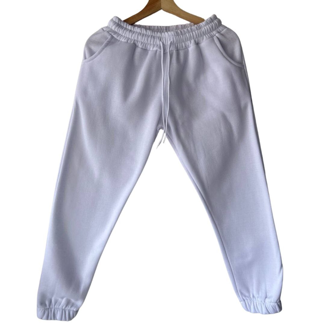 JOGGER DAMA BLANCO L