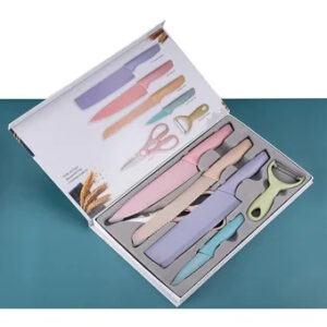SET DE CUCHILLOS DE COLORES