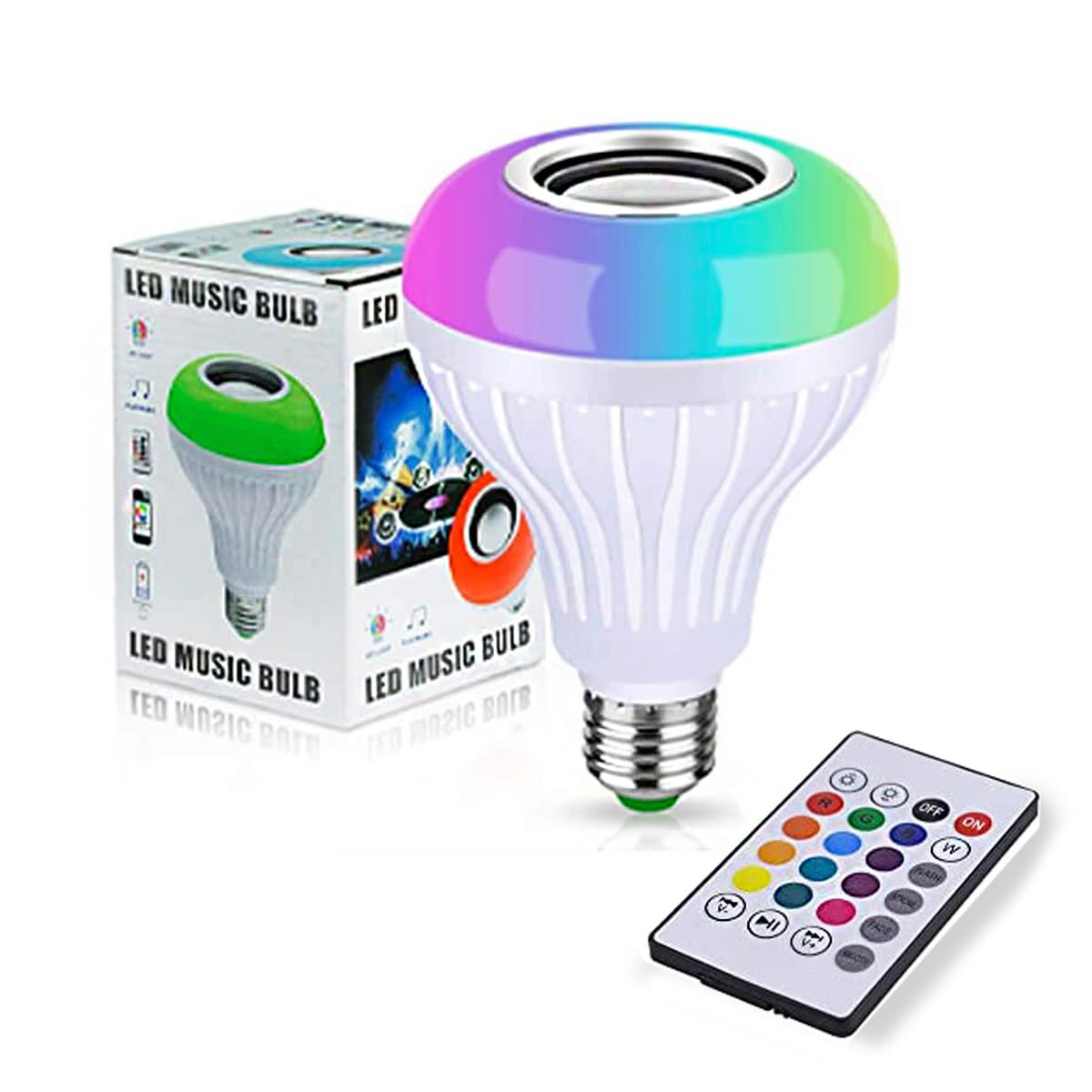 BOMBILLO LED PARLANTE BLUETOOTH CONTROL