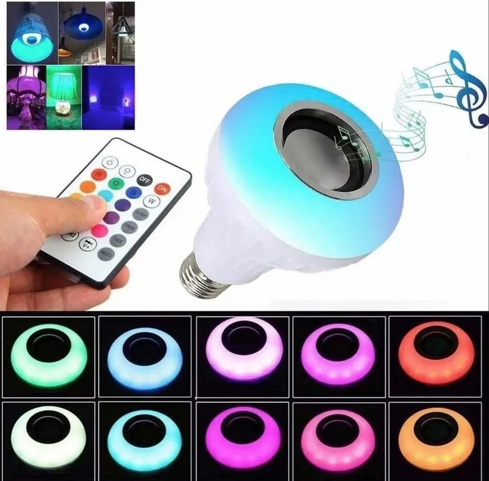 BOMBILLO LED PARLANTE BLUETOOTH CONTROL - Imagen 3