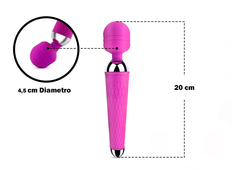Micrófono Vibrador Hitachi Recargable