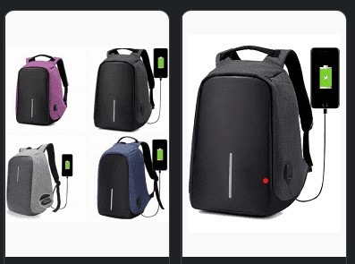Maleta Antirrobo Impermeable USB