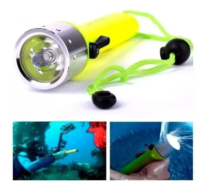 Linterna Acuatica Buceo Sumergible