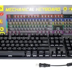 Teclado Gamer Mecánico Con Luces M-600