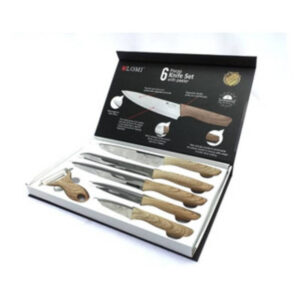 SET DE CUCHILLOS x5 + PELADOR DE PAPAS