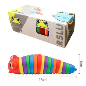 Gusano Arco Iris 3D Slug Fidget Juguete