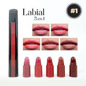 LABIAL 5 EN 1 VELVET ROJO #1