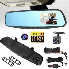 Espejo Retrovisor Doble Cámara Pantalla