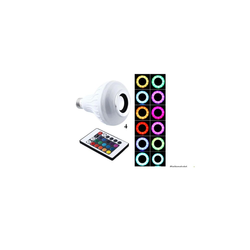 Bombillo Parlante Con Bluetooth Multicol - Imagen 2