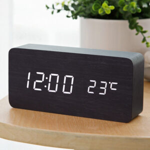 Reloj Despertador Digital Con Diseño De