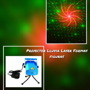 Proyector Lluvia Laser figura remolinos