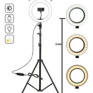 Anillo de luz LED para Selfie + Tripode