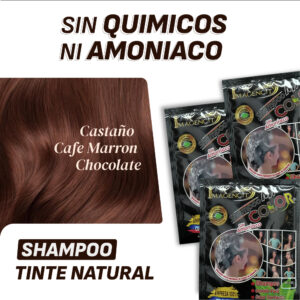 Champú Natural Cubrecanas Castaño Oscuro