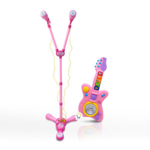 Microfono Doble Karaoke Guitarra 2898