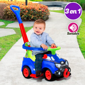 Vehiculo Montable 3 En 1 Paseador PF955
