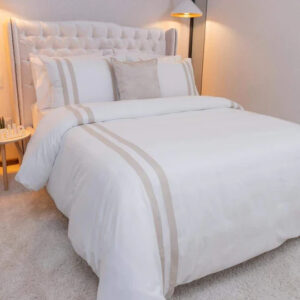 SET DUVET COVER MOCCA PUREZA QUEEN