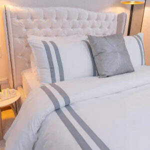 SET DUVET COVER GREY PUREZA TAMAÑO QUEEN
