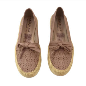 Zapatos mocasines para dama rosa nude